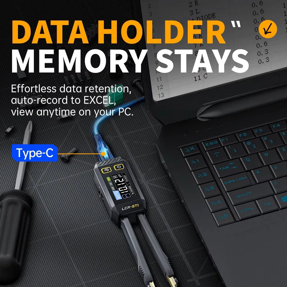 FNIRSI LCR-ST1: Умный тестер диодов, сопротивления, емкости и индуктивности