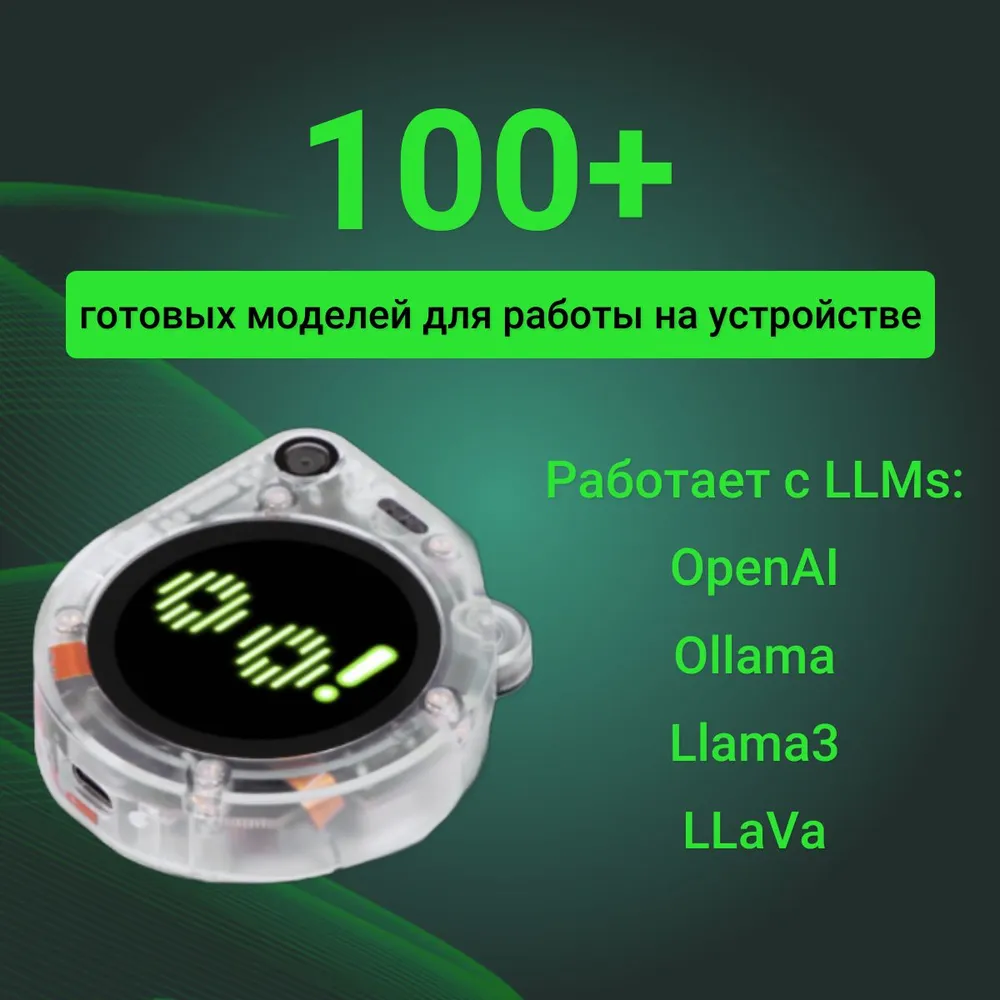 Умное tinyML-устройство SenseCAP Watcher: камера, микрофон, экран